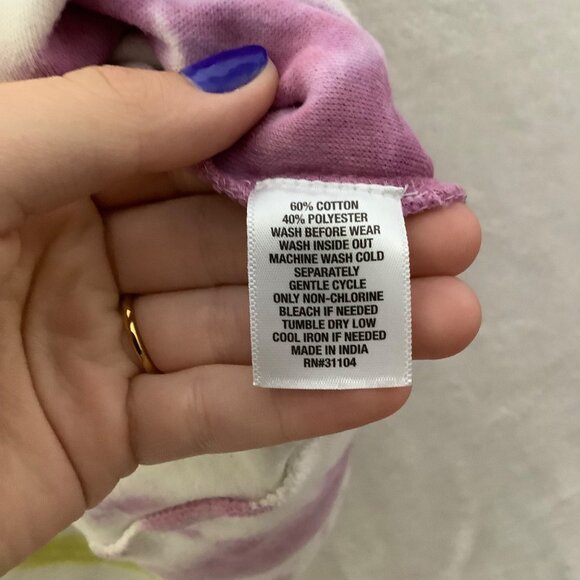 True Craft Tie Dye Sweatshirt Women Size Small Cotton Blend Multicolor Soft - Picture 3 of 7